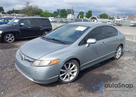 2008 Honda Civic Lx z USA, uszkodzony, nr VIN 2HGFA16538H322687